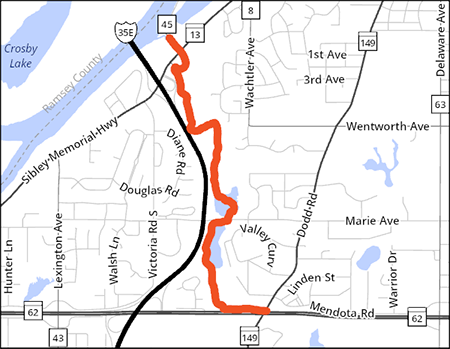 River to River project map.