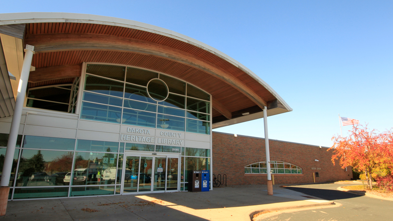 Exterior of Heritage Library.