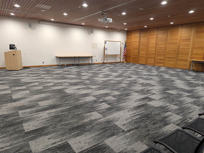 Wescott Large Meeting Room with no tables set up in the middle of the room. 