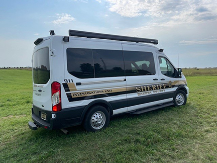 Crime scene response vehicle.