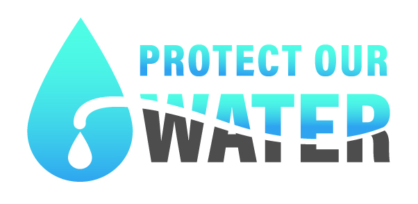 Protect Our Water logo.