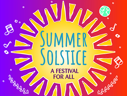 Logo for summer solstice party