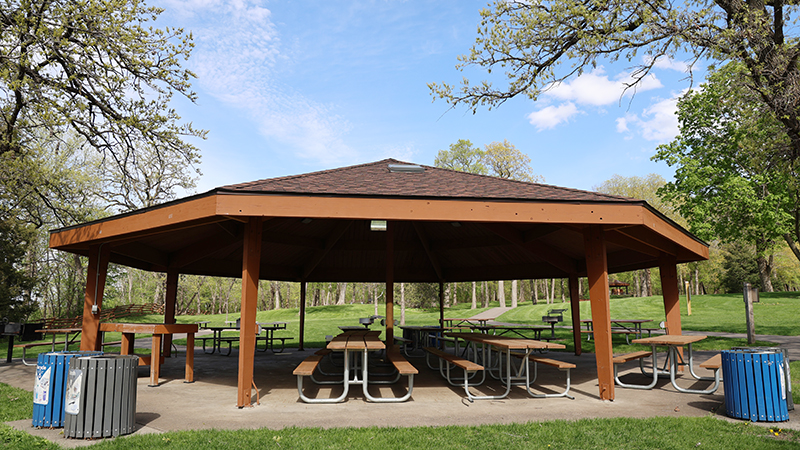 West Shelter at Spring Lake Park Reserve